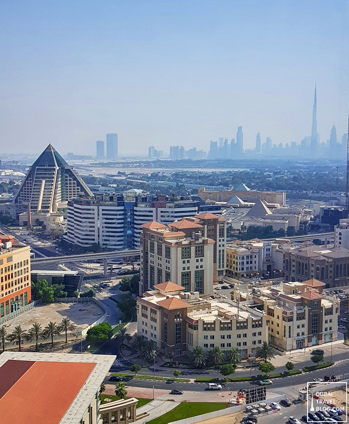 view from our window hyatt regency dubai creek heights