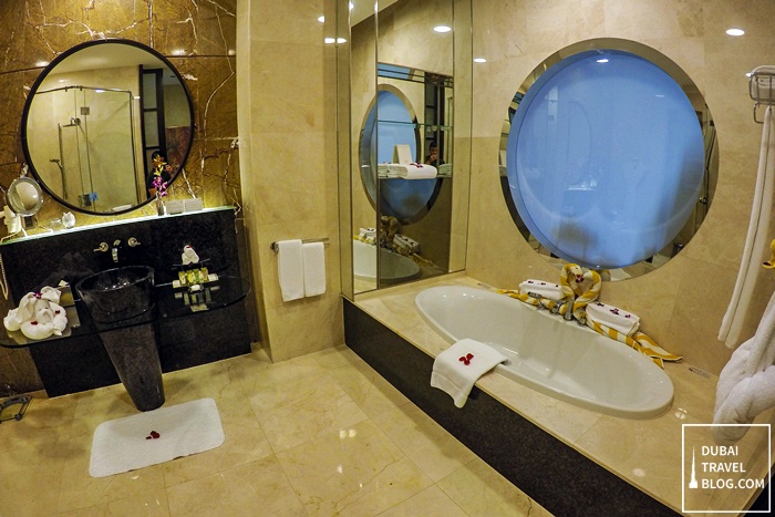 bathroom al raha beach hotel