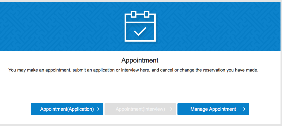 china visa appointment