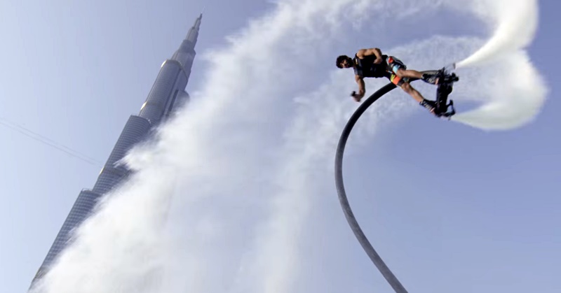 flyboard adventure dubai burj khalifa