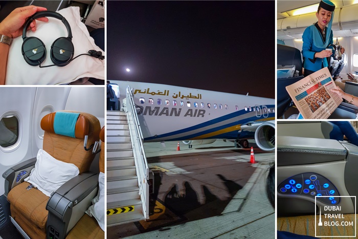 Oman Air flight business class