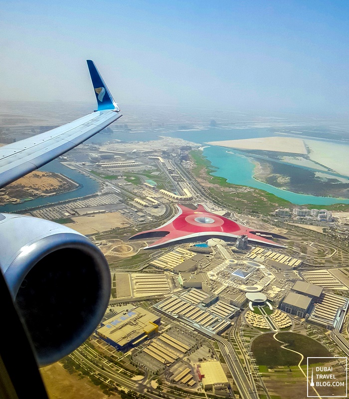flying with oman air view abu dhabi