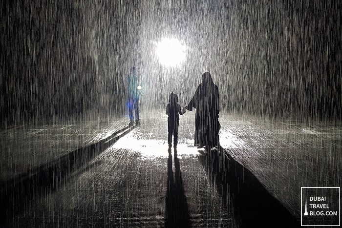 rain room experience sharjah