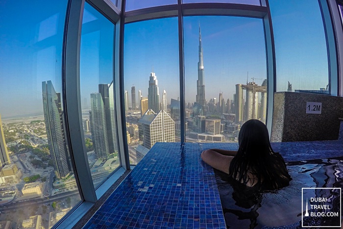 view of Dubai from Horizon Club Shangrila