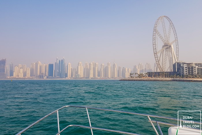 Ain Dubai Yacht cruising