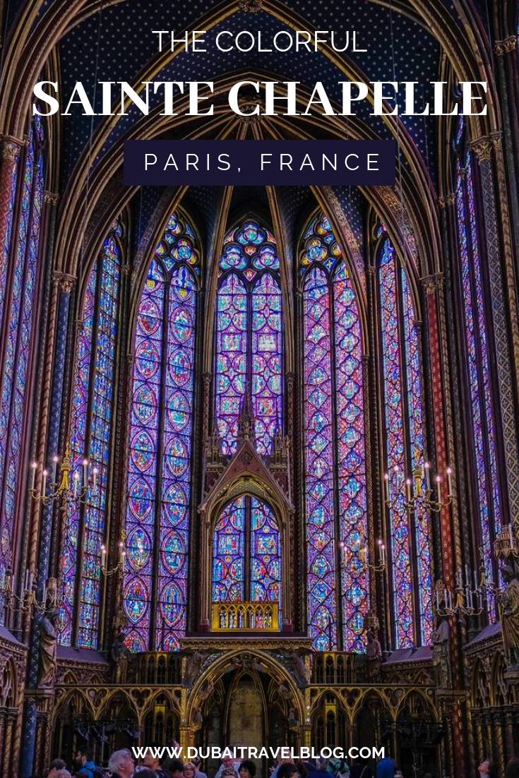 Visit to Sainte Chapelle in Paris France