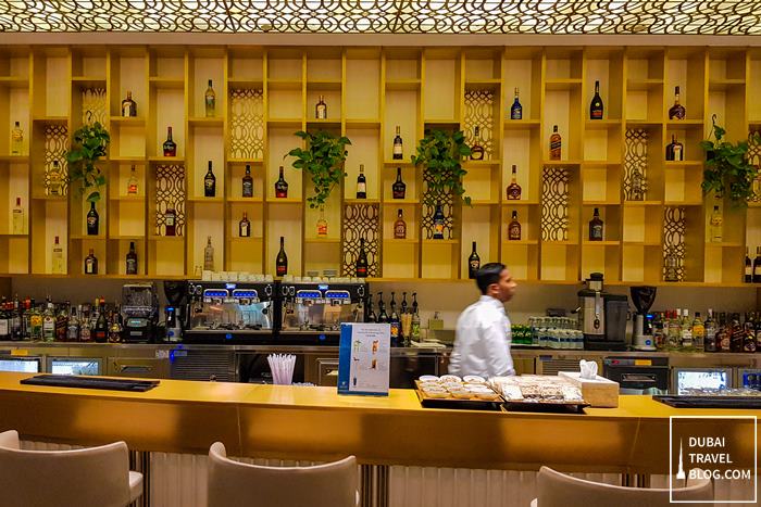 bar drinks at oman air lounge musca airport