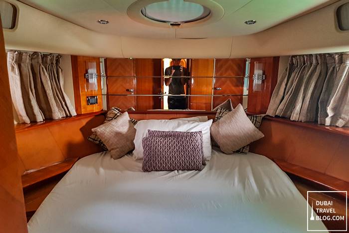 master bedroom yacht dubai