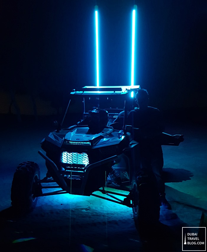 night raid tour dune buggy desert