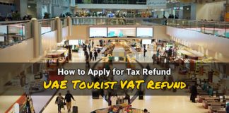 uae tourist vat tax refund
