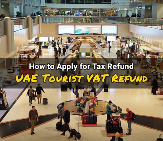 uae tourist vat tax refund