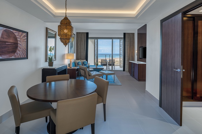 Hilton Tangier Junior Suite - Living Room+Dining area