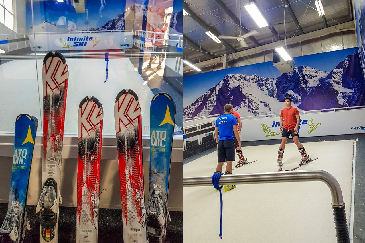 indoor ski at infinite ski
