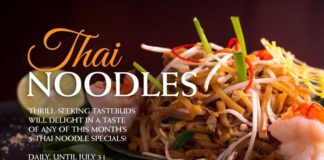 Thai Noodles Offer Dusit Thani Dubai