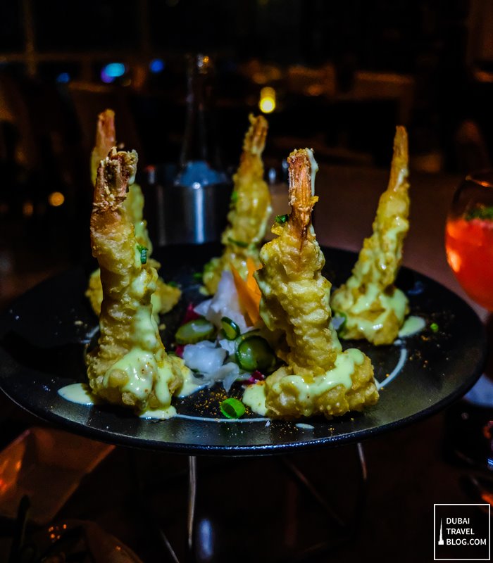 wasabi prawn tempura teatro dubai