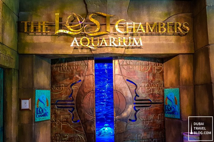 lost chambers aquarium entrance