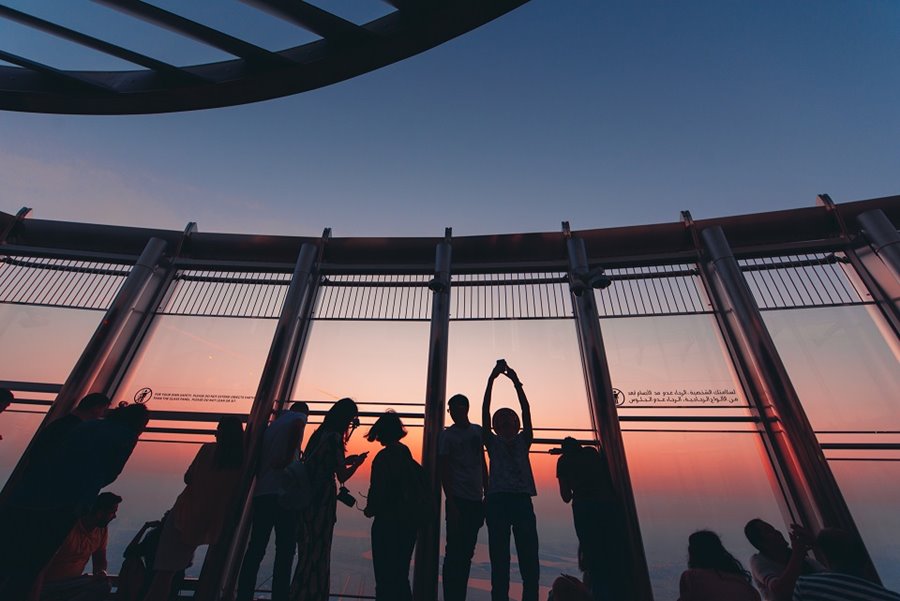 Enjoy pristine sunrise views At the Top Burj Khalifa