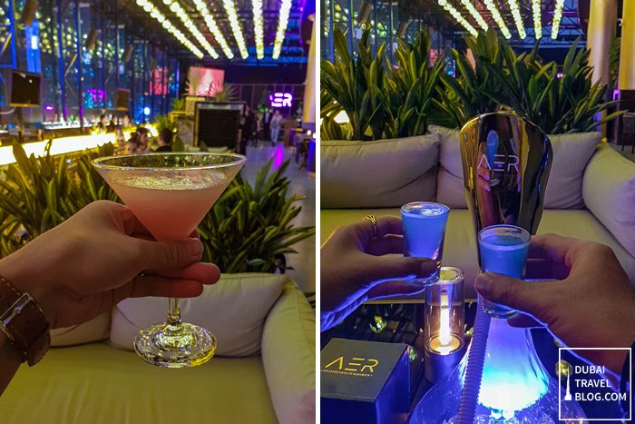 aer cocktail shisha dubai