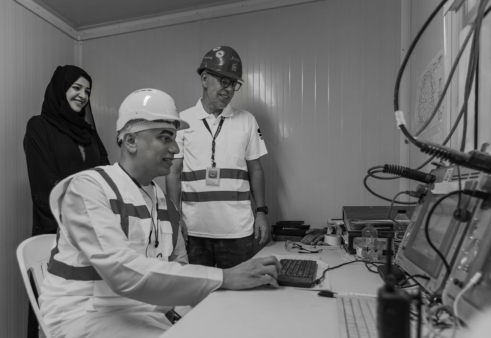 construction team behind al wasl dome