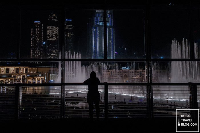 dubai fountain view from 3bk armani hotel