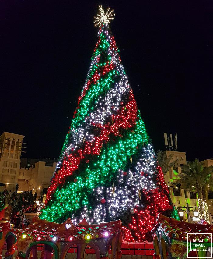 christmas tree madinat jumeirah