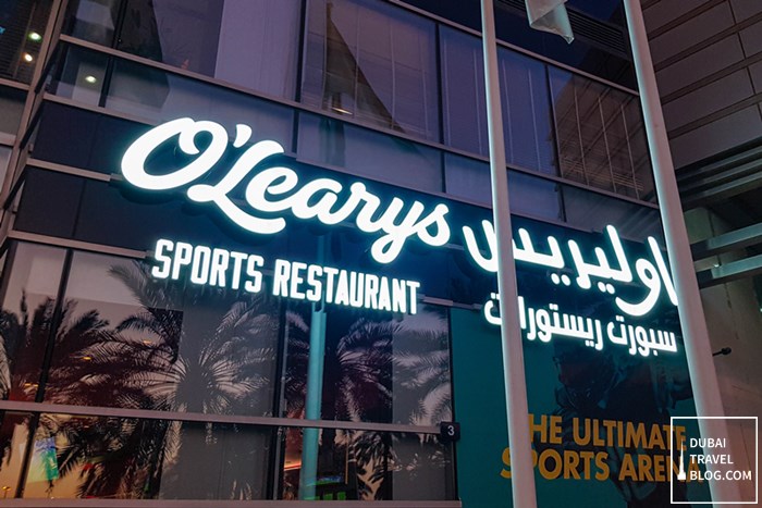 olearys sports restaurant dubai hilton