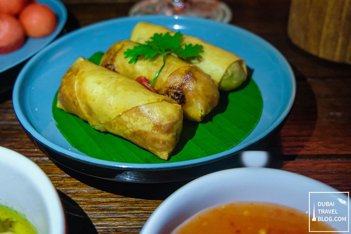 phad thai spring rolls