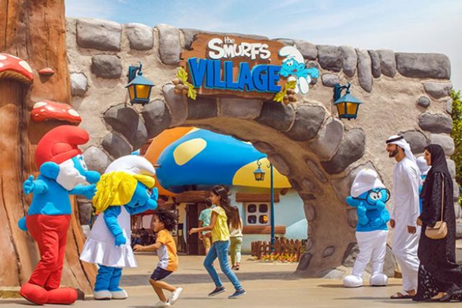 Dubai Parks The Smurfs Village