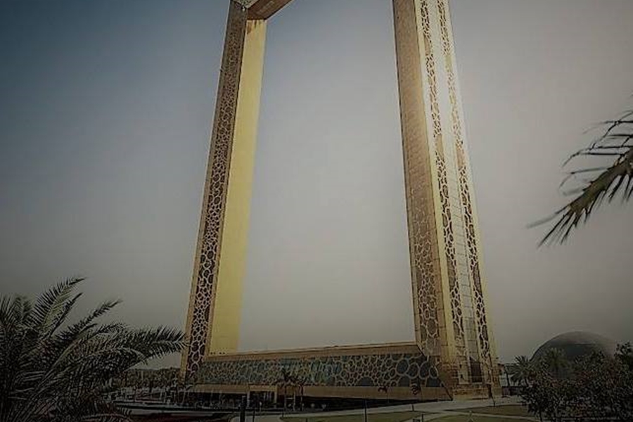 The Dubai Frame Close