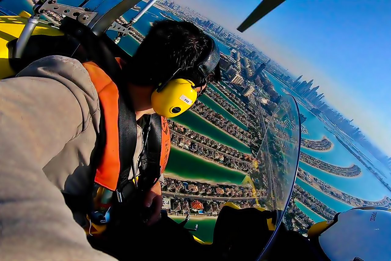 gyrocopter flight experience dubai