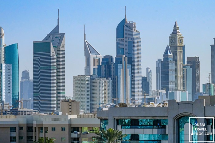 sheikh zayed buildings zoomed view