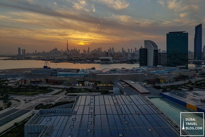 sunset dubai skyline dubai festival city