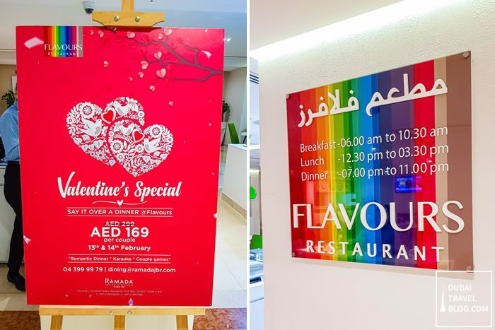 flavours ramada jbr