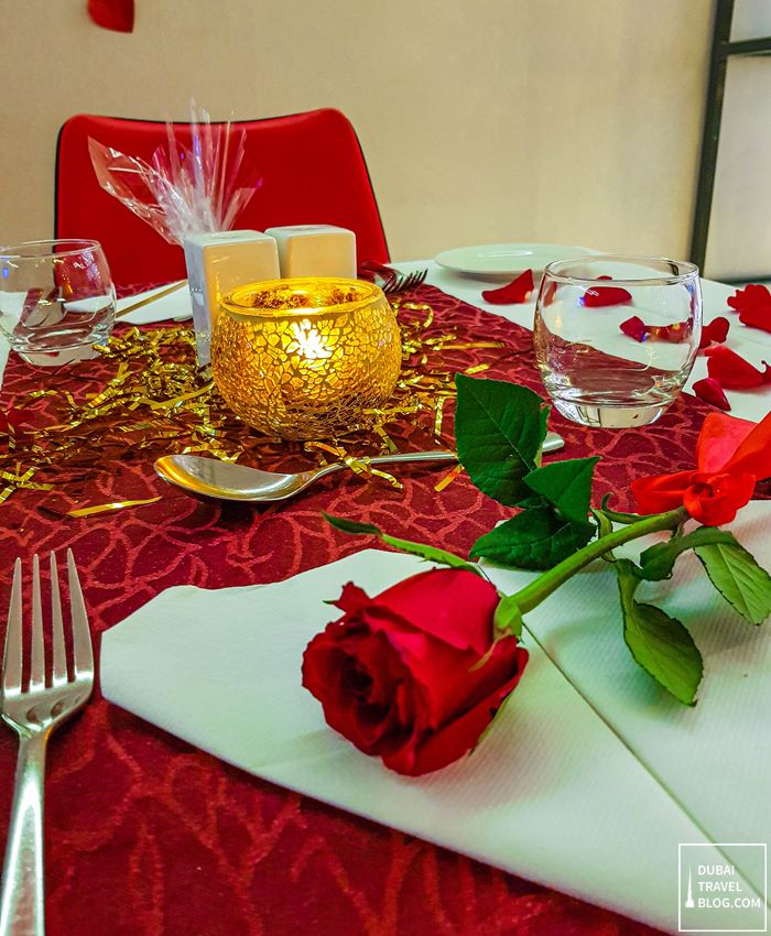 romantic dinner valentines flavours dubai