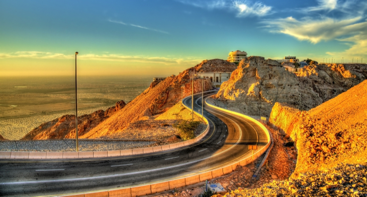 jebel hafeet mountain road trip