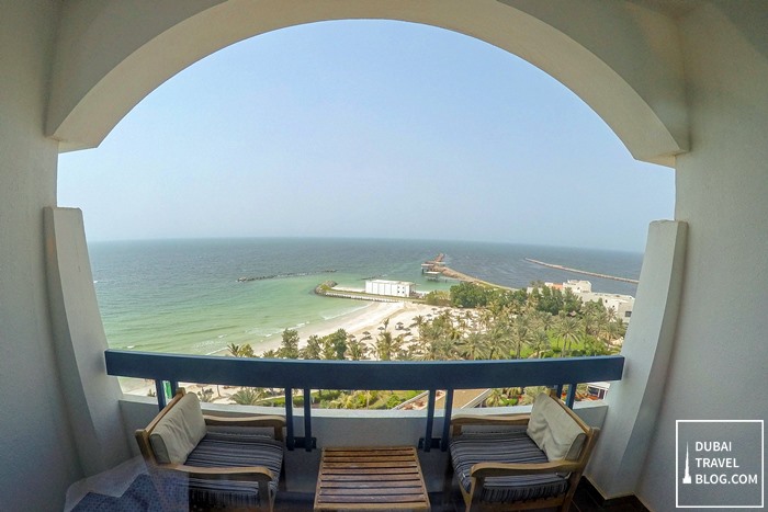 ajman hotel sea view balcony