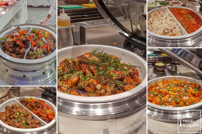 main course dishes at al dawaar restaurant