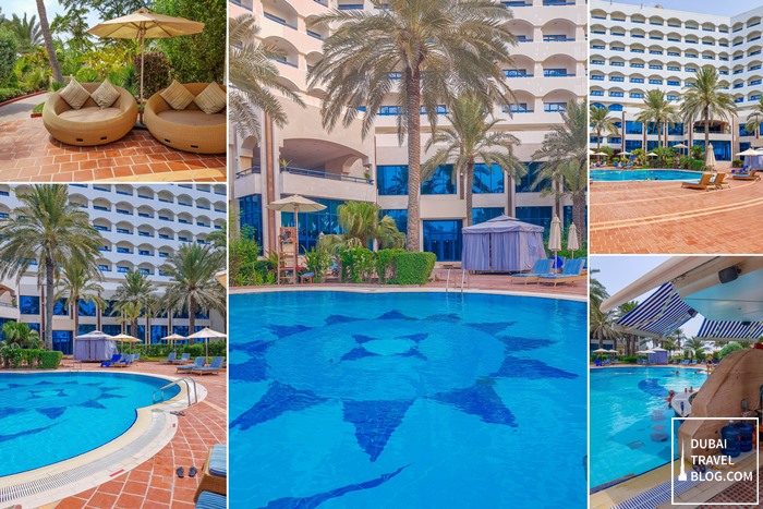 swimming pool at ajman hotel