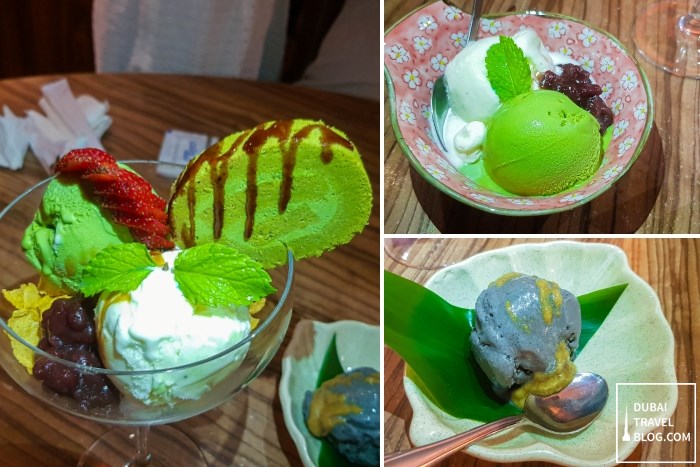 kimura ya restaurant desserts