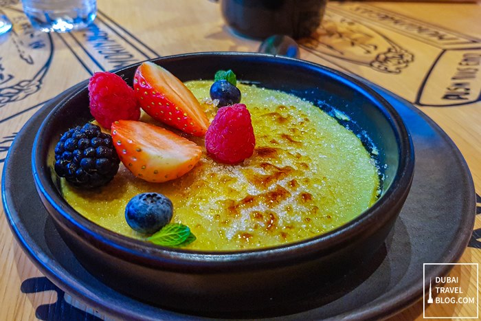 pandan creme brulee sizzling wok dubai