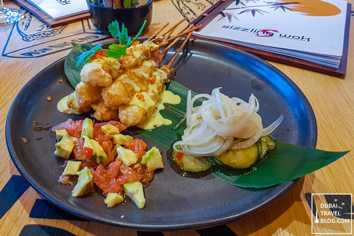 prawn tempura sizzling wok