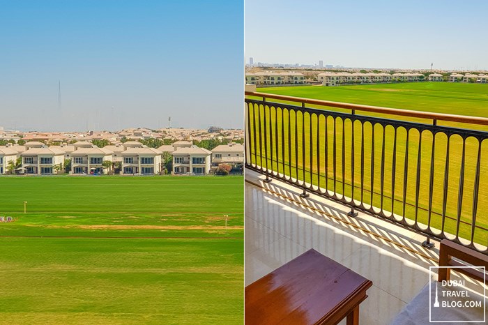 balcony al habtoor polo resort view