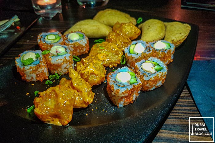 appetizers at nara pan asian dubai