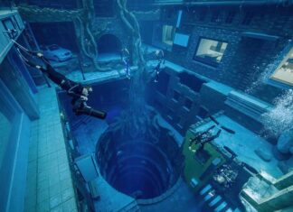 dubai deep dive in worlds deepest swimming pool