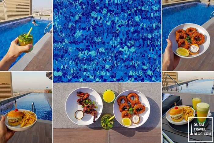 snacks at the pool adagio deira