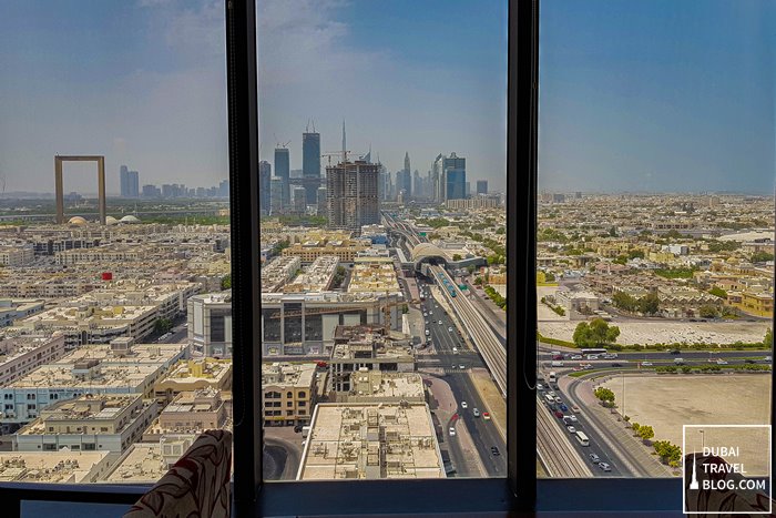 view of dubai from kris with a view