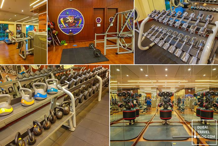 fairmont the palm dubai gym