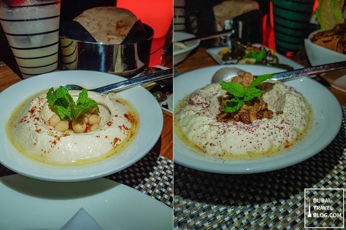 barouk restaurant Crowne plaza mezze froid