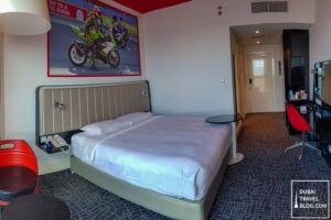 park inn dubai motor city hotel room