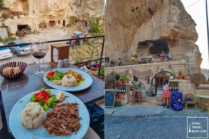 Organic Cave Restaurant in Goreme Cappadocia